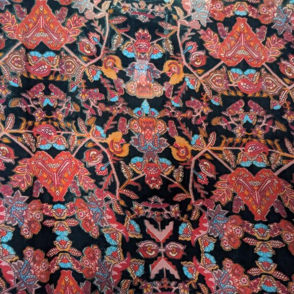 Johnny Was Pete & Greta Betimo Burnout Tunic Dress Sheer Floral Boho Size XS - Picture 8 of 10